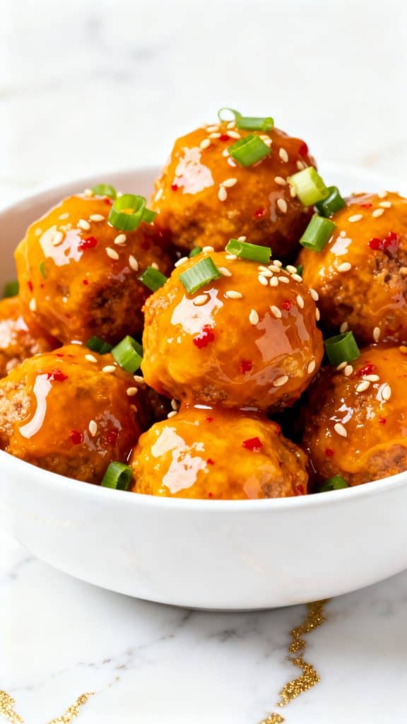 Crockpot Mango Habanero Meatballs