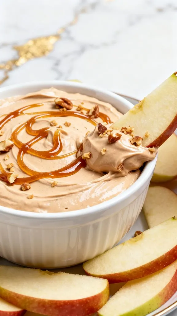 Cottage Cheese Caramel Apple Dip