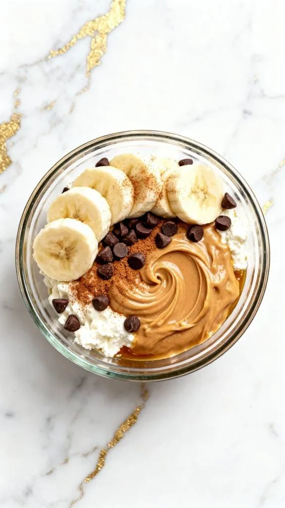 Cottage Cheese Peanut Butter Bowls