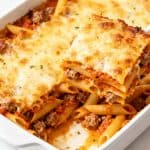 Cottage Cheese and Turkey Sausage Pasta Bake