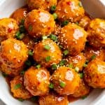 Crockpot Mango Habanero Meatballs
