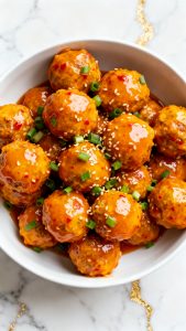 Crockpot Mango Habanero Meatballs