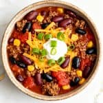 Crockpot Sweet Cowboy Chili