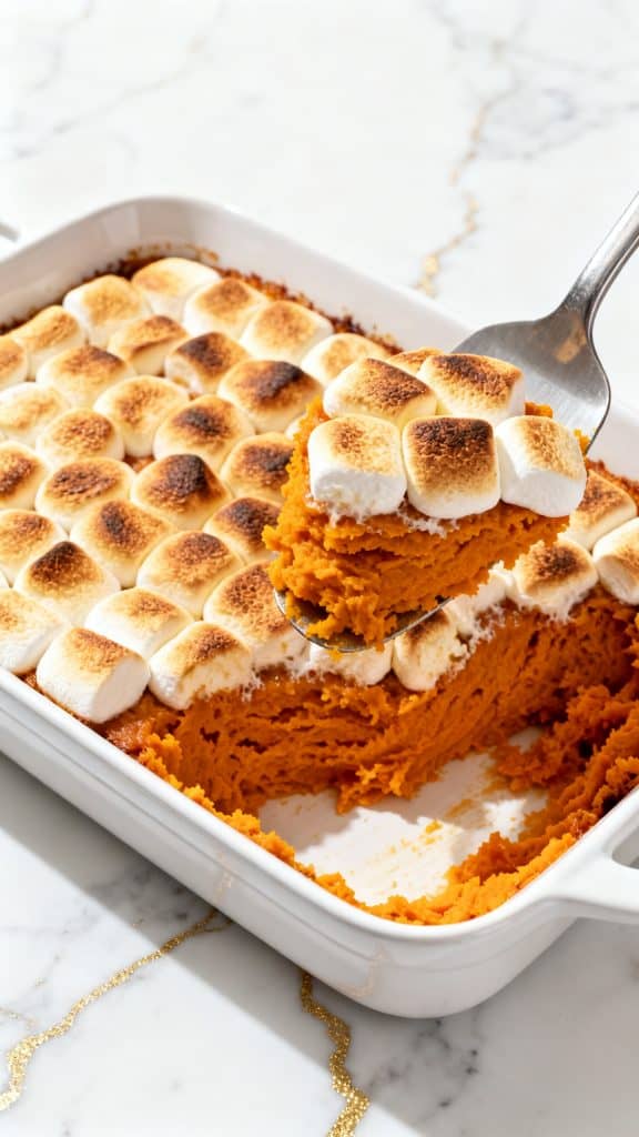 Sweet Potato Casserole with Marshmallows