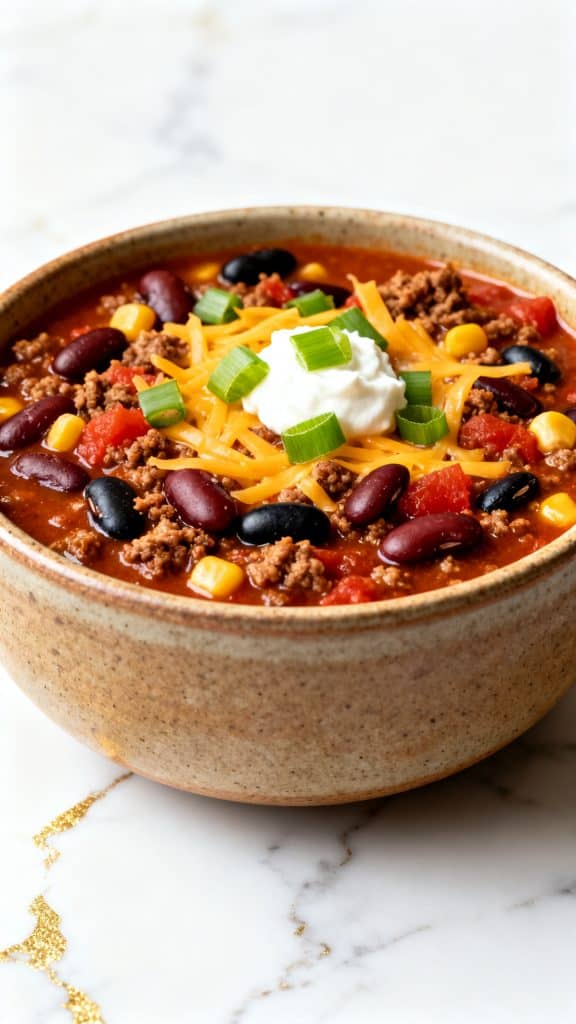 Crockpot Sweet Cowboy Chili