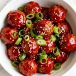 Crockpot Korean Gochujang Meatballs