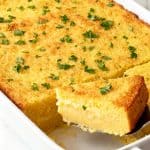 Cottage Cheese Polenta Bake