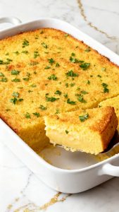 Cottage Cheese Polenta Bake