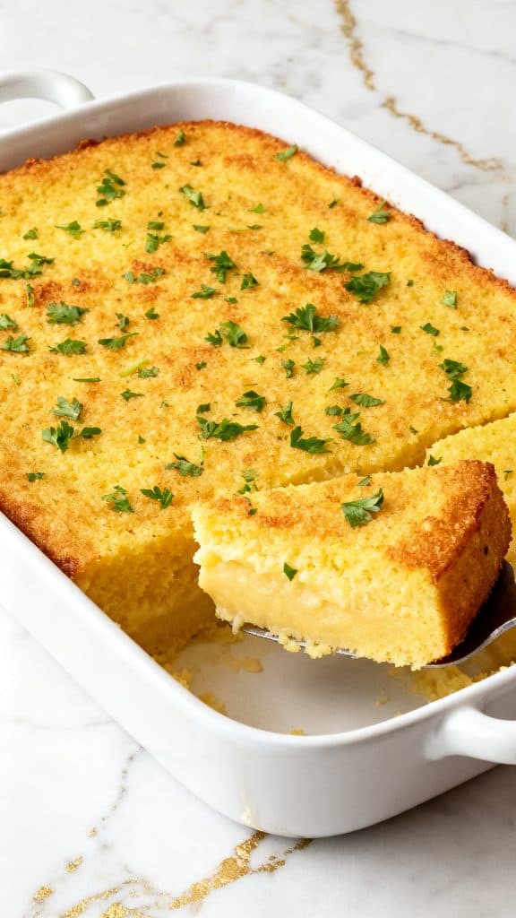 Cottage Cheese Polenta Bake