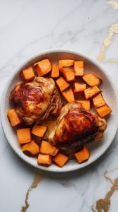 Maple-Glazed Chicken with Sweet Potatoes