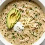 Crockpot Keto White Chicken Chili