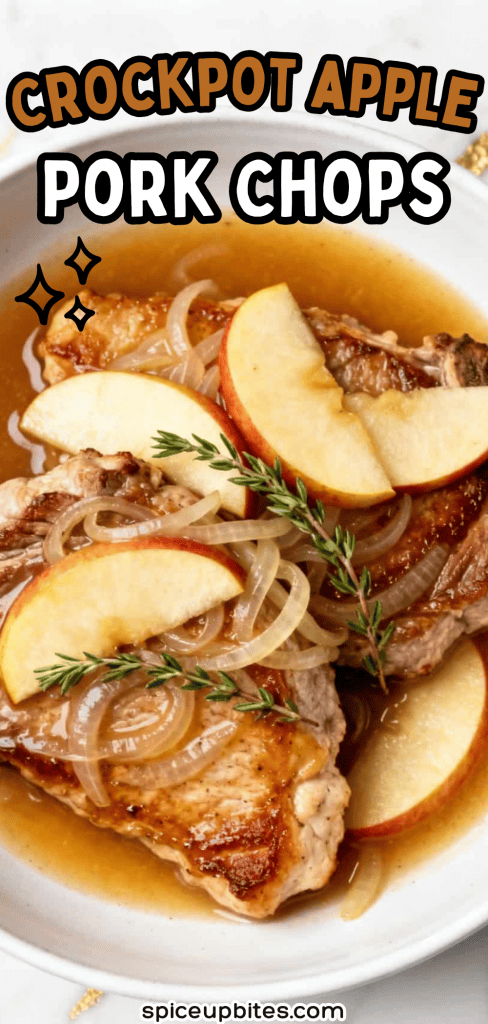 Crock Pot Apple Pork Chops 4
