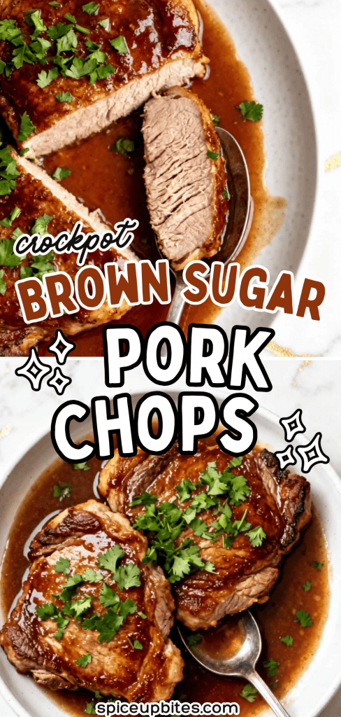 Crockpot Brown Sugar Pork Chops 4