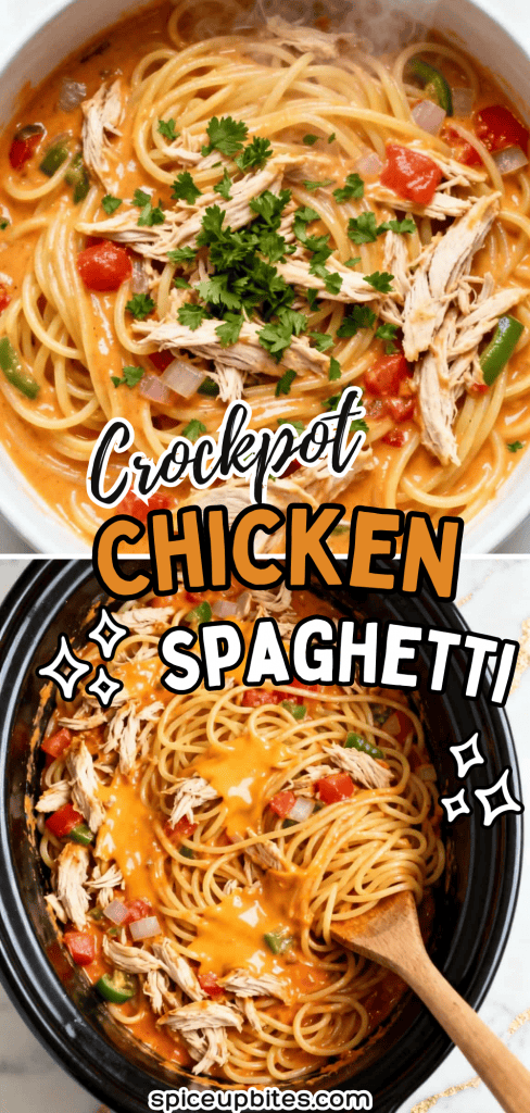 Crockpot Chicken Spaghetti 6