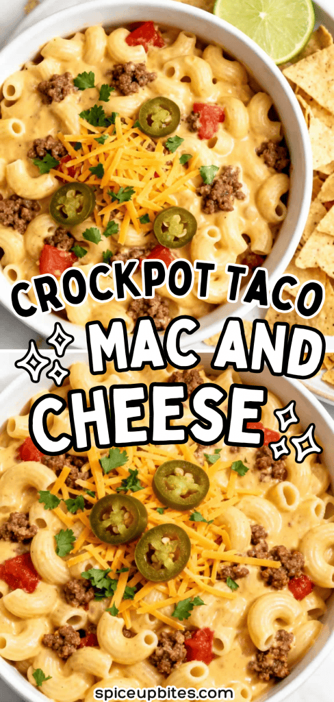 Crockpot Taco Mac and Cheese 7