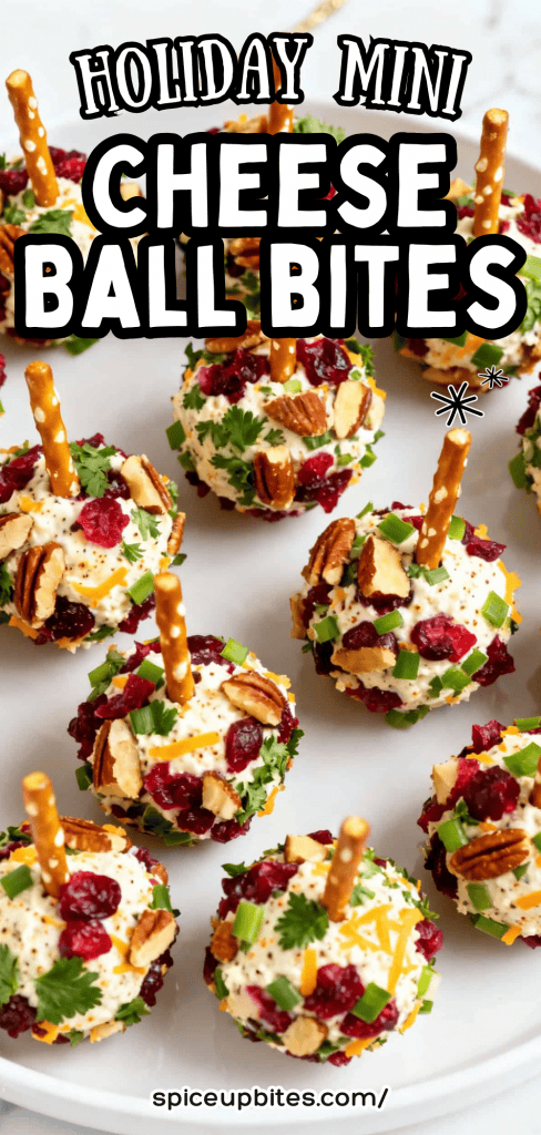 Holiday Mini Cheese Ball Bites 5
