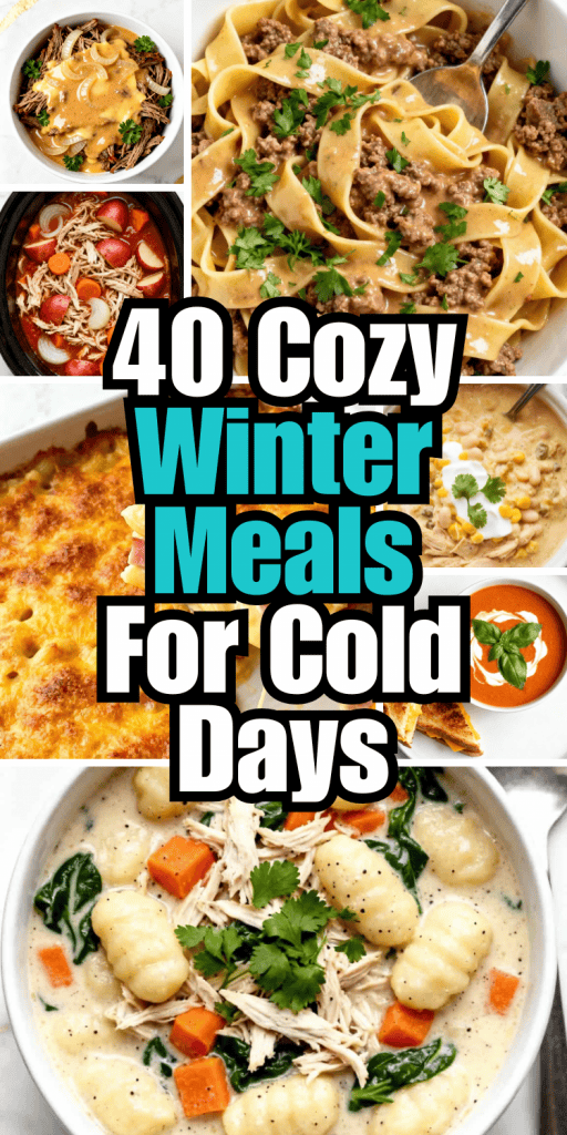 cozy winter dinner meals