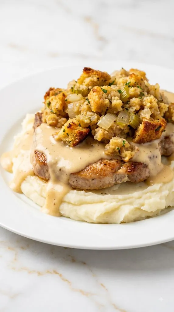 Crock Pot Pork Chop Stuffing