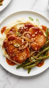 Slow Cooker Honey Garlic Pork Chops