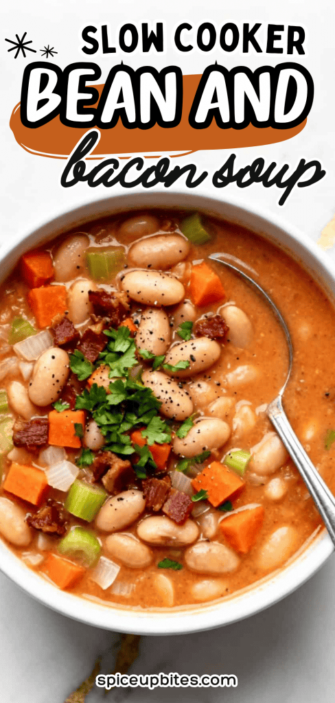 Slow Cooker Bean and Bacon Soup 5
