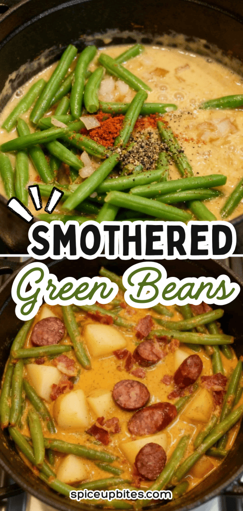 Smothered Green Beans, Sausage, and Potatoes 6