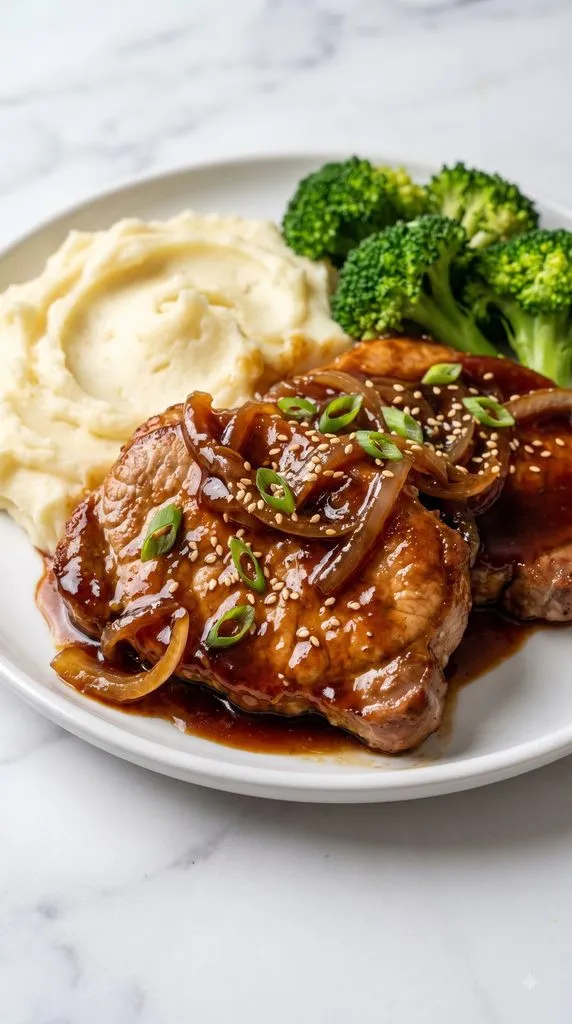 Crock Pot Teriyaki Pork Chops