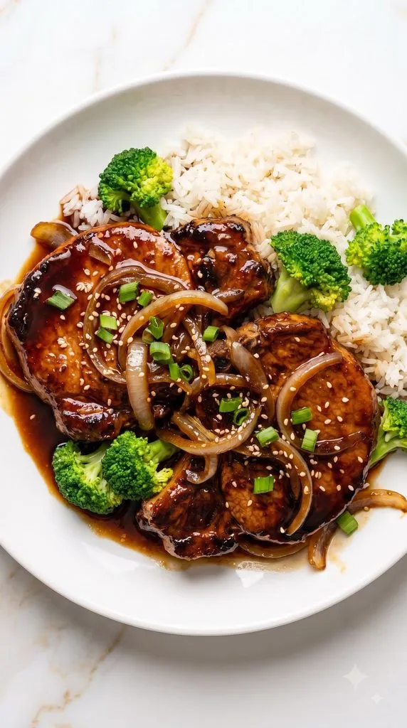 Crock Pot Teriyaki Pork Chops