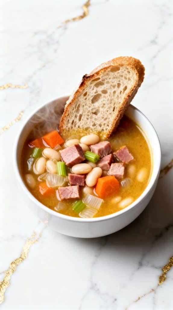 Crockpot Ham and Beans Soup