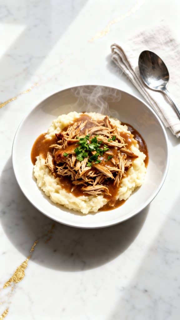 Crockpot Chicken Thighs and Gravy