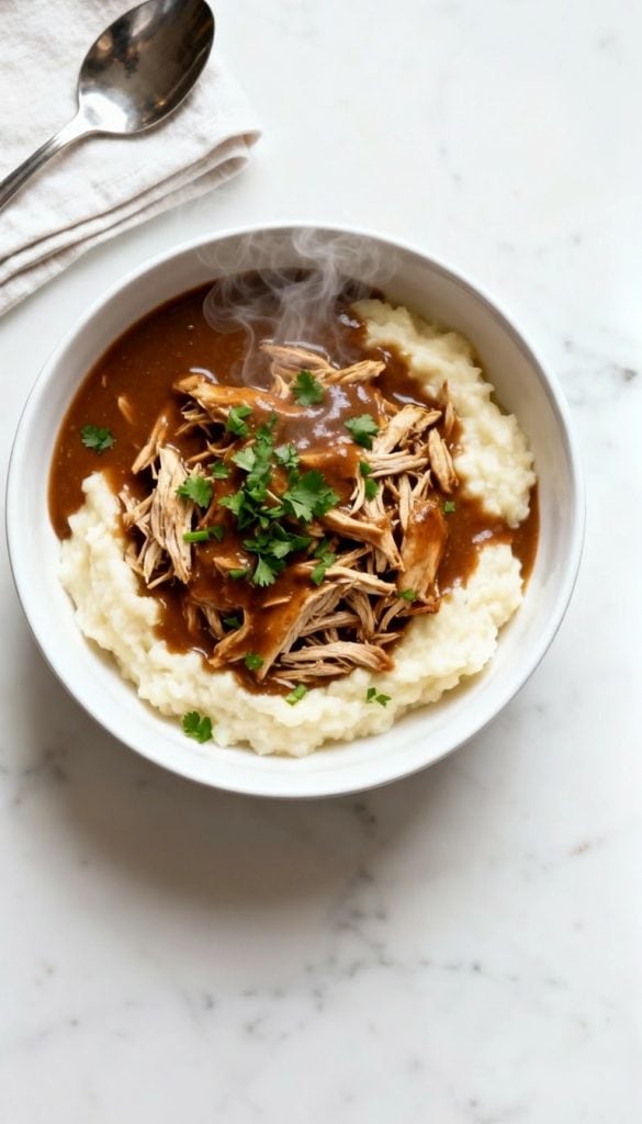 Crockpot Chicken Thighs and Gravy