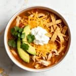 Crockpot Chicken Tortilla Soup