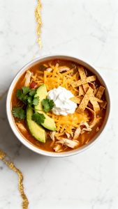 Crockpot Chicken Tortilla Soup