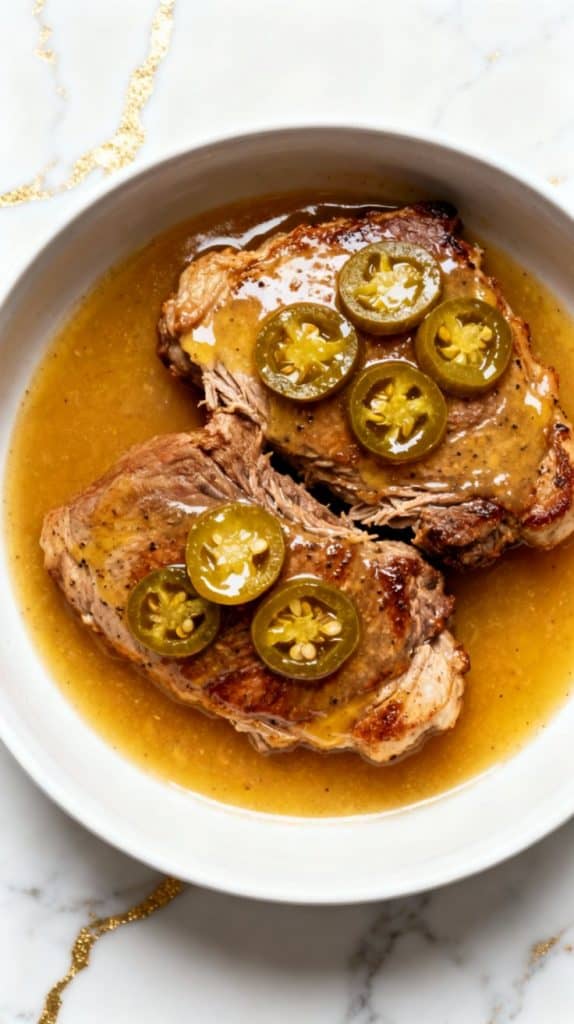 Crock Pot Mississippi Pork Chops