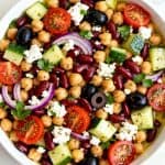 Mediterranean Dense Bean Salad