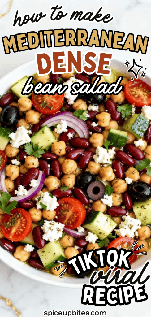 Mediterranean Dense Bean Salad