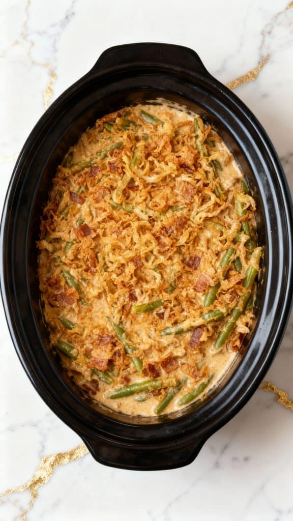 Crockpot Green Bean Casserole
