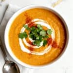 Moroccan Sweet Potato Soup