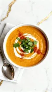 Moroccan Sweet Potato Soup