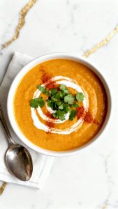 Moroccan Sweet Potato Soup