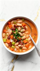 Slow Cooker Bean and Bacon Soup