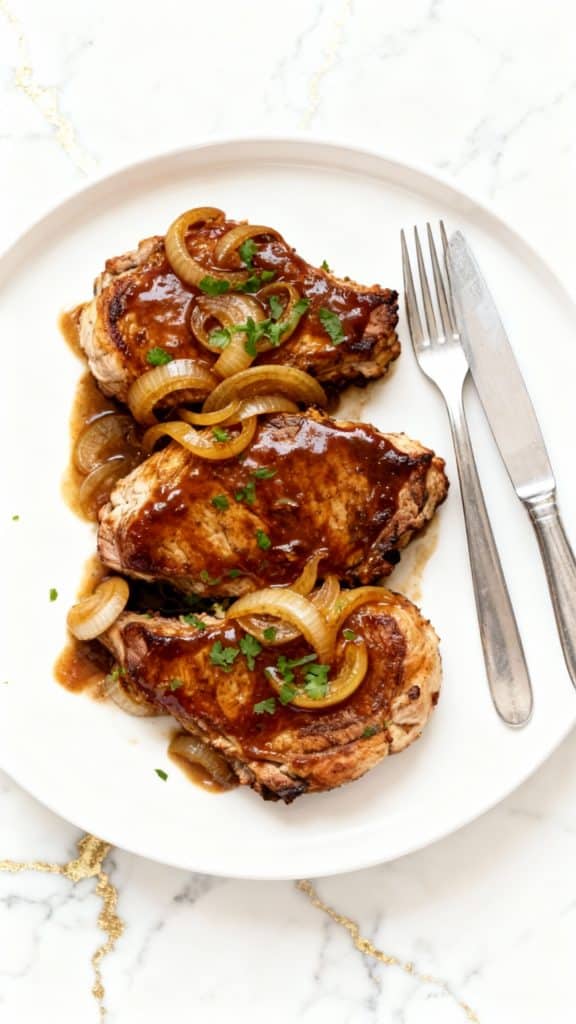 Crockpot BBQ Pork Chops