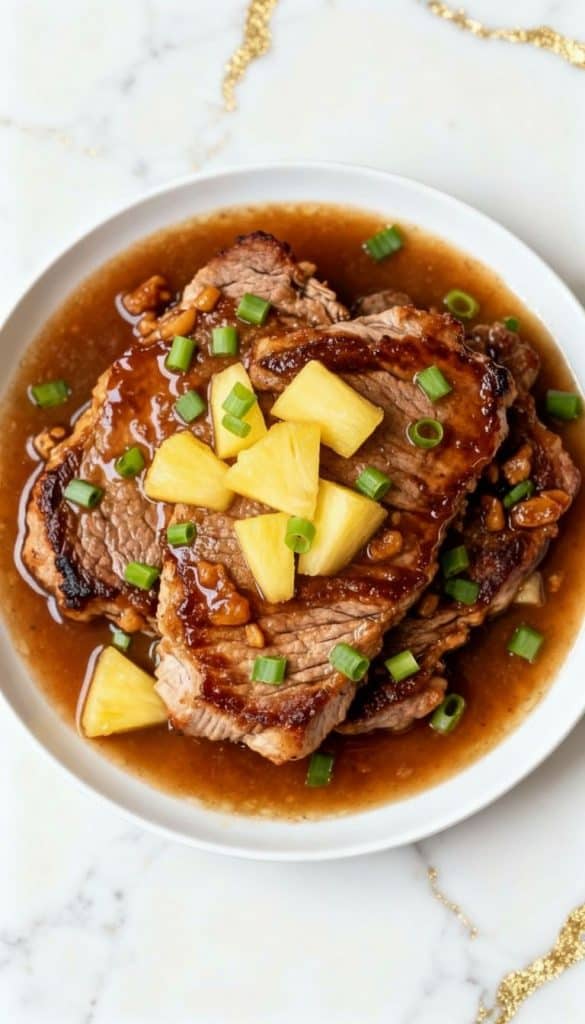 Slow Cooker Hawaiian Pork Chops
