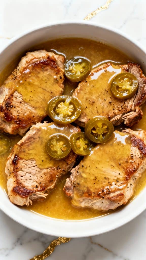 Crock Pot Mississippi Pork Chops