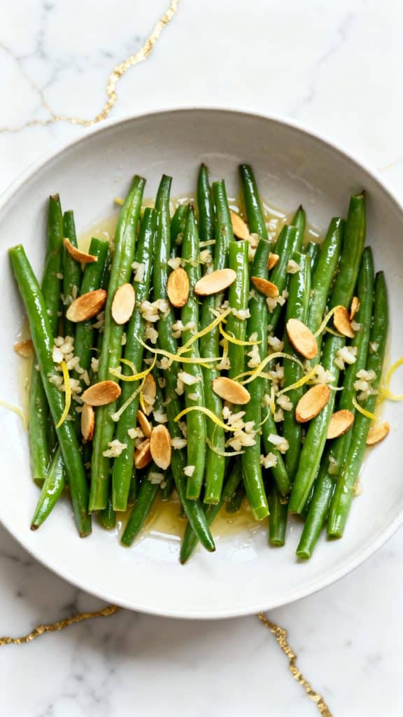 Green Beans Almondine