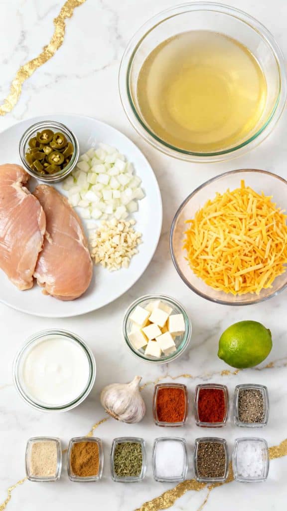 Crockpot Keto White Chicken Chili