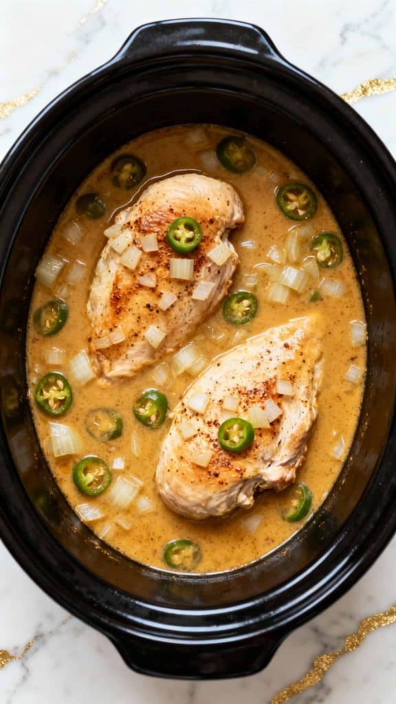 Crockpot Keto White Chicken Chili