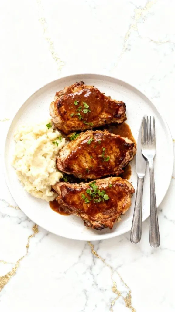 Crockpot BBQ Pork Chops