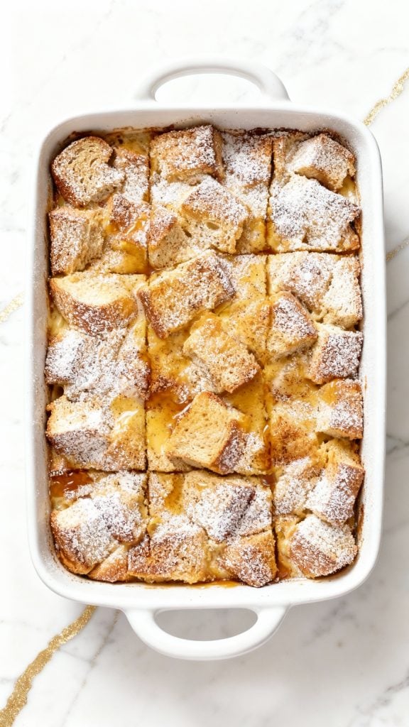 Eggnog French Toast Casserole