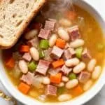 Crockpot Ham and Beans Soup