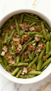 Crockpot Southern Bacon and Green Beans 6